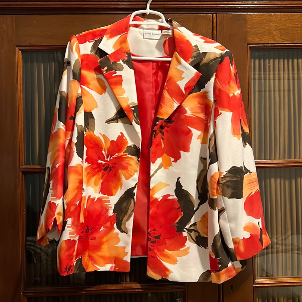 Floral blazer